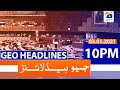 Geo Headlines 10 PM | 3rd January 2021