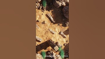 D&D | Desert Ossuary Part 4 Grid | Animated Battle Maps