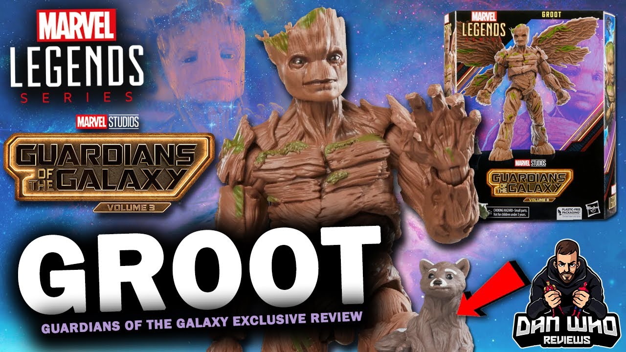 Marvel Legends Guardians of the Galaxy Vol. 3 Groot Kids Toy Action Figure  for Boys and Girls Ages 4 5 6 7 8 and Up (6)