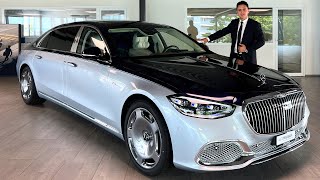 NEW 2023 Mercedes MAYBACH V12 - S Class 100 Year Edition S680 Review Interior Exterior Sound screenshot 4
