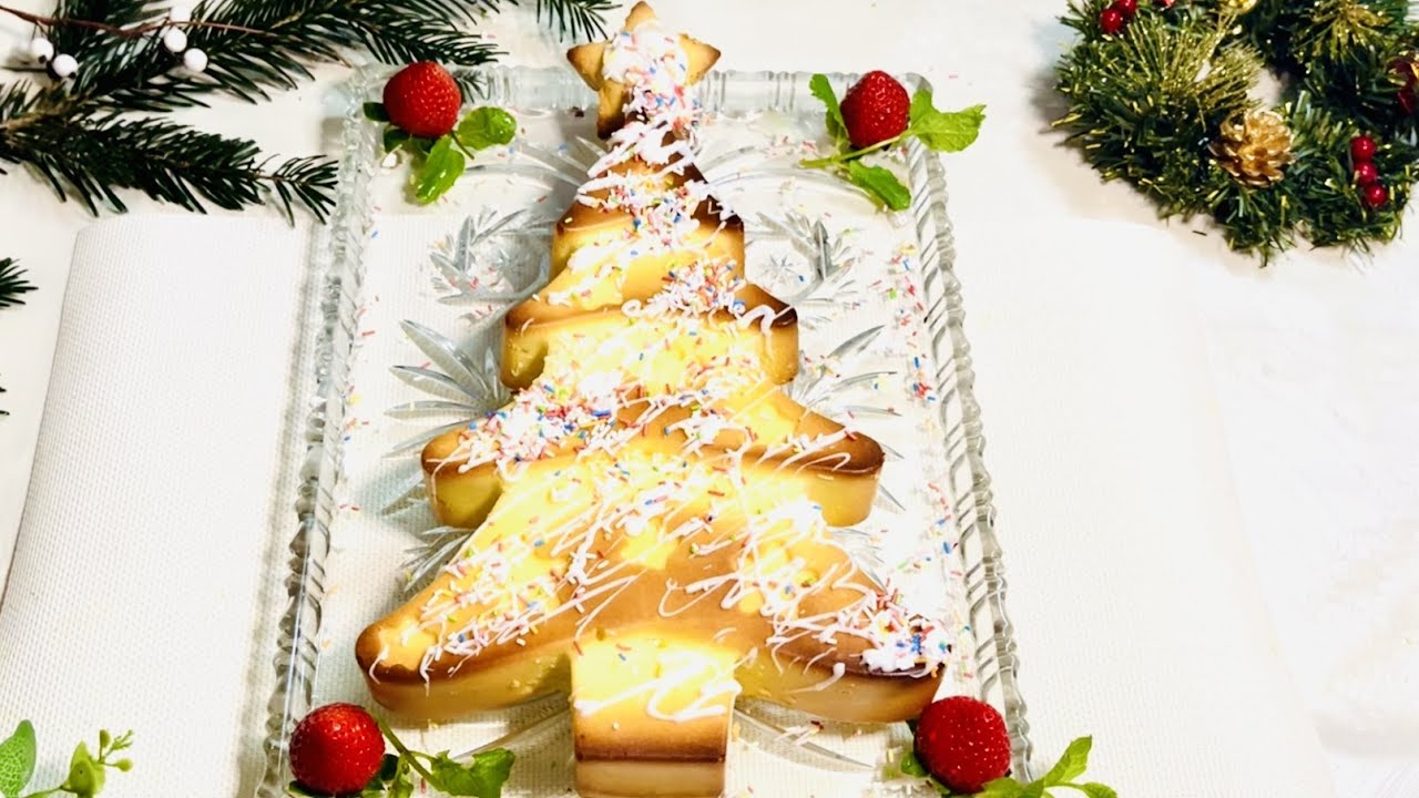 Backen für die Feiertage:Tannenbaum-Eierkuchen leicht gemacht. Ohne Wasser und Öl, super einfach!