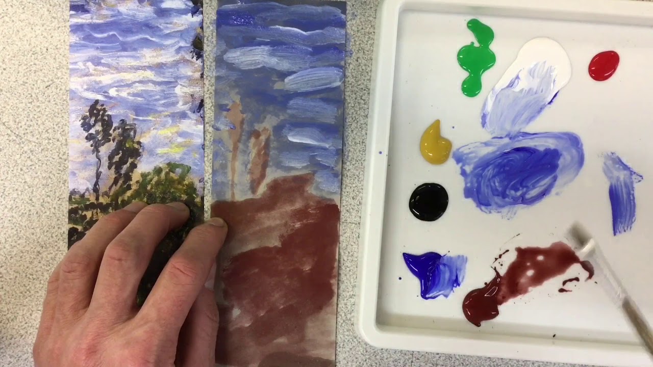 How to paint like Claude Monet - YouTube