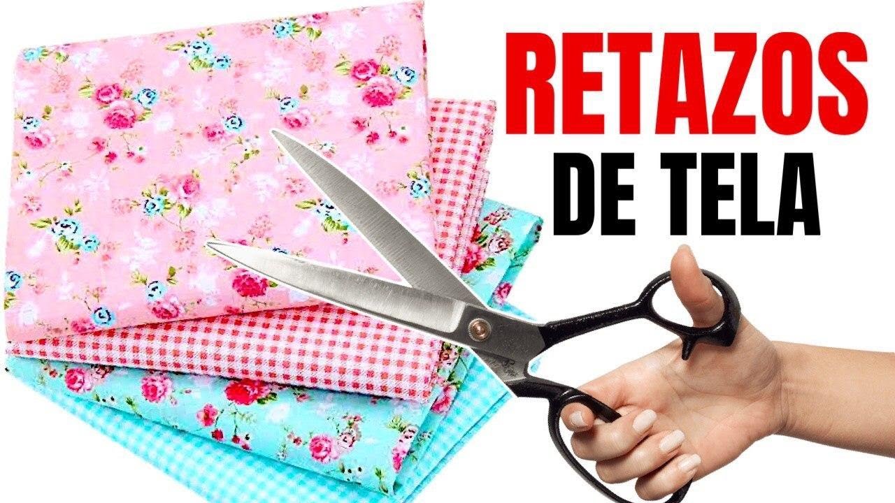 RETAZOS DE TELA - 3 IDEAS INCREÍBLES PARA HACER Y DECORAR 