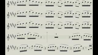 Yiruma - River Flows in You (Backing Track & Sheet Music for Saxophone Alto)