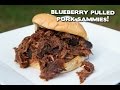 MOUTHWATERING Blueberry Pulled Pork Sammies!