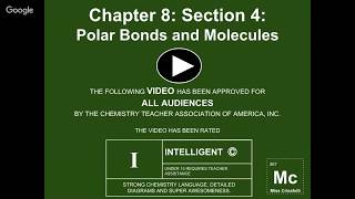 Pearson Chemistry: Chapter 8: Section 4: Polar Bonds and Molecules