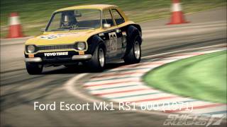 Need For Speed SHIFT 2 Unleashed legends DLC - cars and tracks