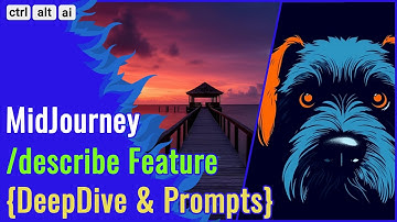 How to use MidJourney 5 Describe Function with Digital Art