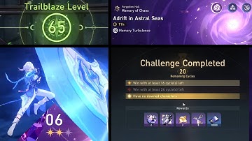 [Honkai: Star Rail] Memory of Chaos: Adrift in Astral Seas Stage 06 (3-Stars) | Day 93 Part 8