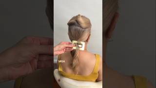 How to Style a Chic Low Ponytail with French Clip