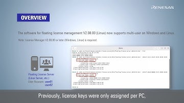 CC-RL/CC-RX/CC-RH Compiler: How to Use Multi-User Floating Licenses on Linux