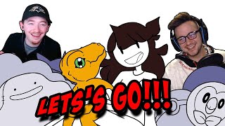 2 Crazy Youtubers React to Jaiden Animations: 'Pokemon Fan plays Digimon and hated it'