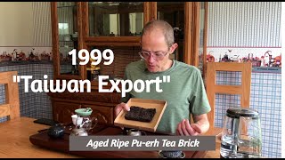 1999 Taiwan Export Aged Ripe Pu-erh Tea Brick