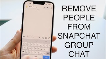 How To Remove Someone From Snapchat Group Chat