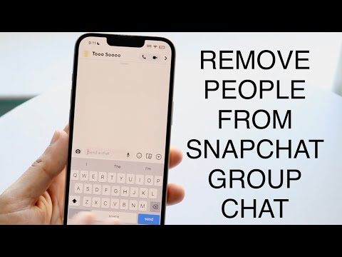 How To Remove Someone From Snapchat Group Chat