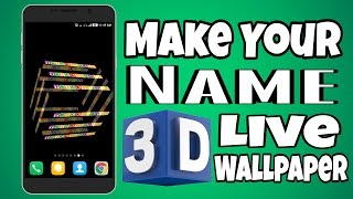 How To Make Your Name 3D Live Wallpaper screenshot 1