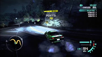 Need for Speed: Carbon PS3 Part 54, Mazda RX-7 (Lofty Heights Downhill, Drift) 1st Place