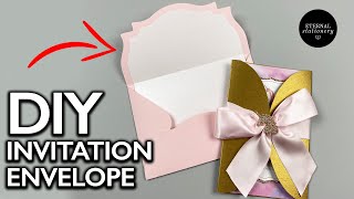 WEDDING INVITATION ENVELOPES | DIY TEMPLATE