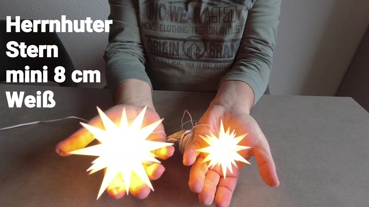 Herrnhuter Stern mini  8 cm  Unboxing