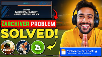 Real Cricket 24 Zarchiver error Problem Solve || Real Cricket swipe Zarchiver Error Fix