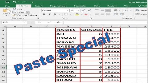 Paste Special part 2 (add, subtract, multiply, divide) Excel 2016