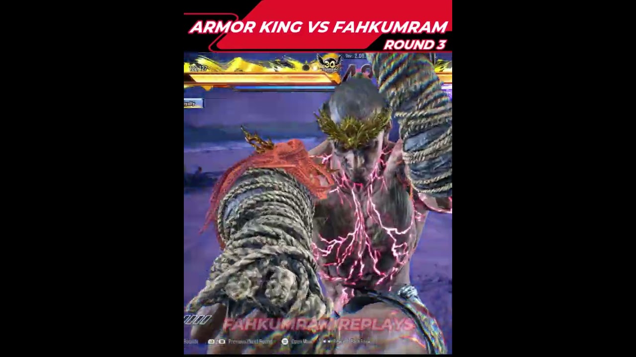 Short Video 🎮 | Tekken Ball Replays ⚽ Armor King VS Fahkumram | Round 3️⃣ 