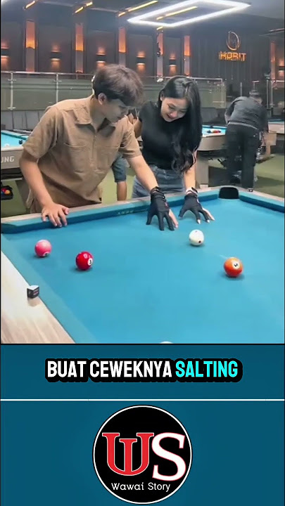 BEGINI MODUS COWOK NGAJARIN MAIN BILYARD #lucu #ngkak