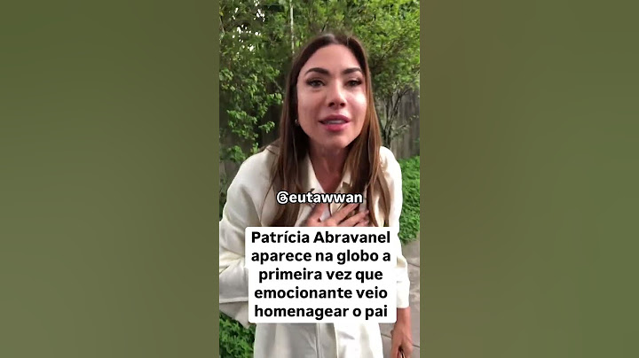 Patrícia Abravanel aparecendo na globo pela primeira vez que emocionante