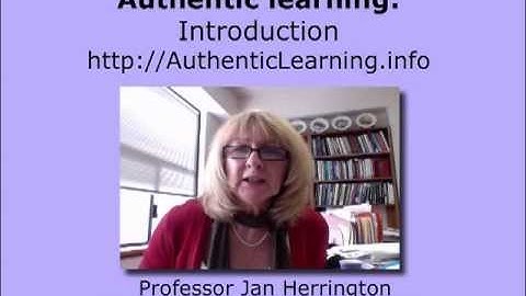 Introduction: What is NOT authentic learning?