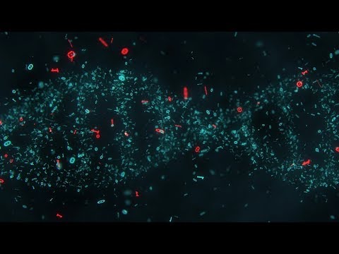 DNA Binary Code - 4K Stock Video Screensaver