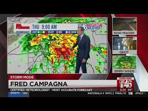 VIDEO: Meteorologist Fred Campagna has a look at how much rain has already fallen and what&rsquo;s to come