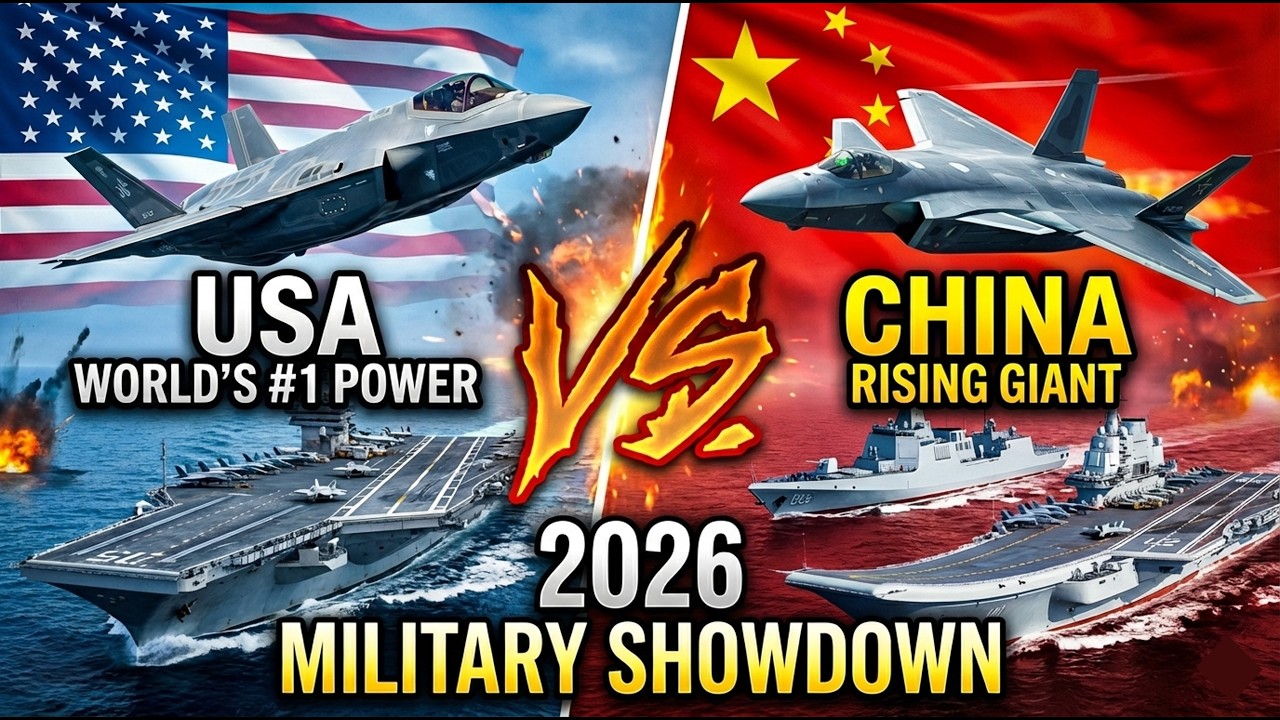USA vs China Military Power Comparison 2026 | Full Military Analysis ...