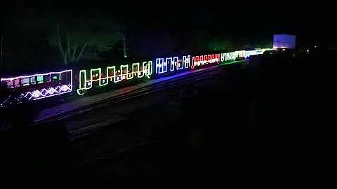 NCRy - Train of Lights - Into Brightside yard at n...