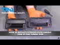 How to Replace Exterior Door Handle 1988-2002 GMC Sierra 1500