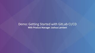Demo: CI/CD with GitLab