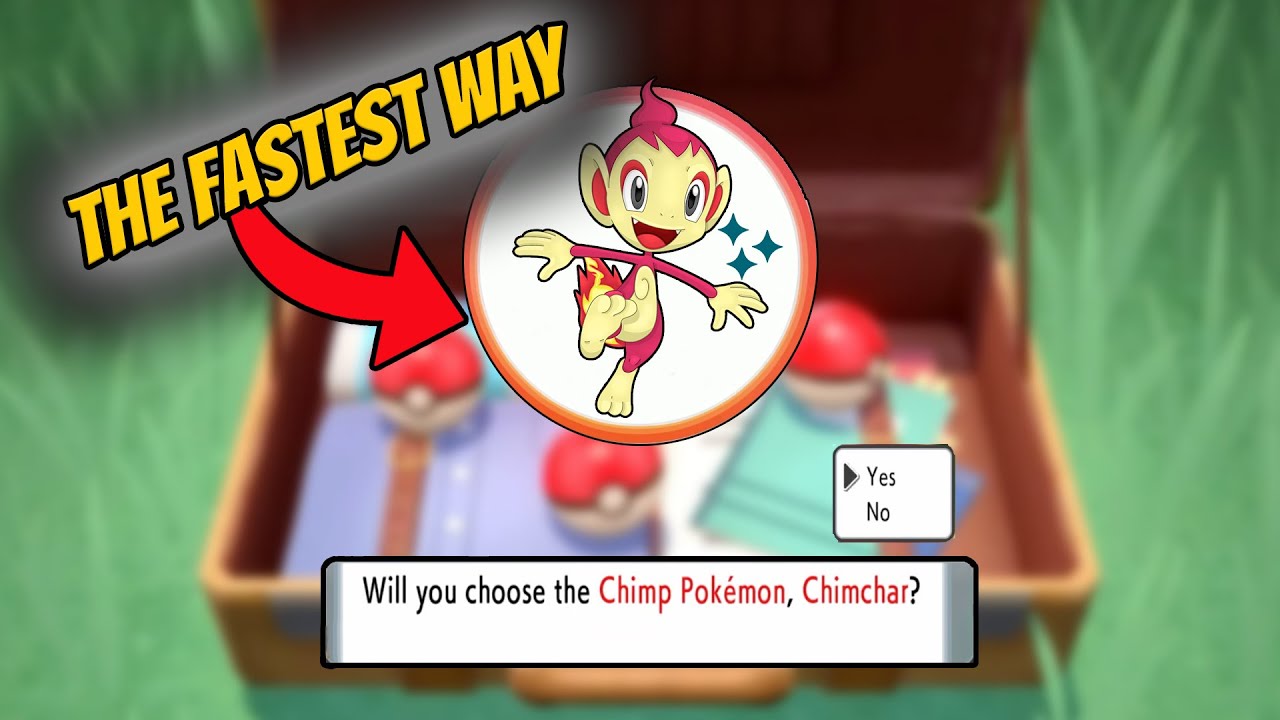 The *FASTEST* Way To Shiny Hunt Starters in Pokemon Brilliant Diamond and Shining Pearl!
