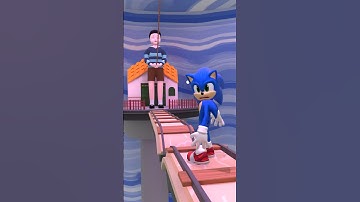 Sonic in jump rope challenge #squidgame #sonic #shorts