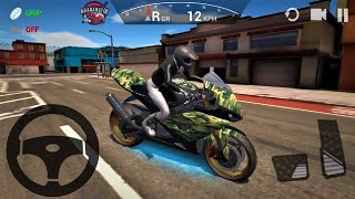 Askeri Desenli Motor Oyunu - Ultimate Motorcycle Simulator #6 - Android Gameplay FHD screenshot 5