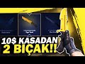 10$ KASADAN BIÇAK GELDİ Ama... | CS2 KASA AÇILIMI 2023 | CSGONET