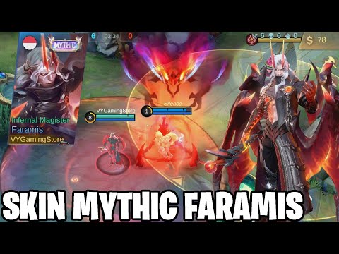 SKIN MYTHIC FARAMIS GRATIS - EFEK SKILL NYA MANTAP COI! MOBILE LEGENDS @VYGaming