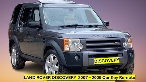 Range Rover V8 2007-2009 Car Key Programming: | DIY | Step-by-Step