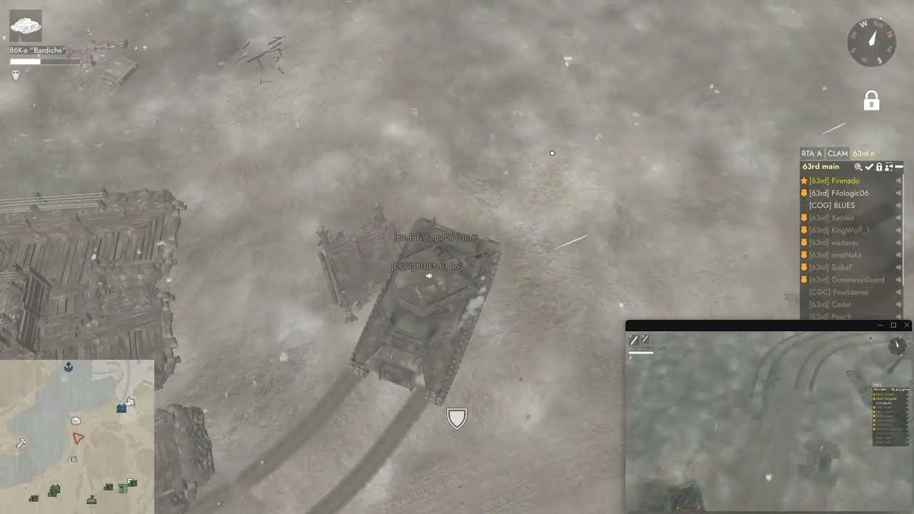 Bardiche / Spatha Frontline gameplay Foxhole war 129