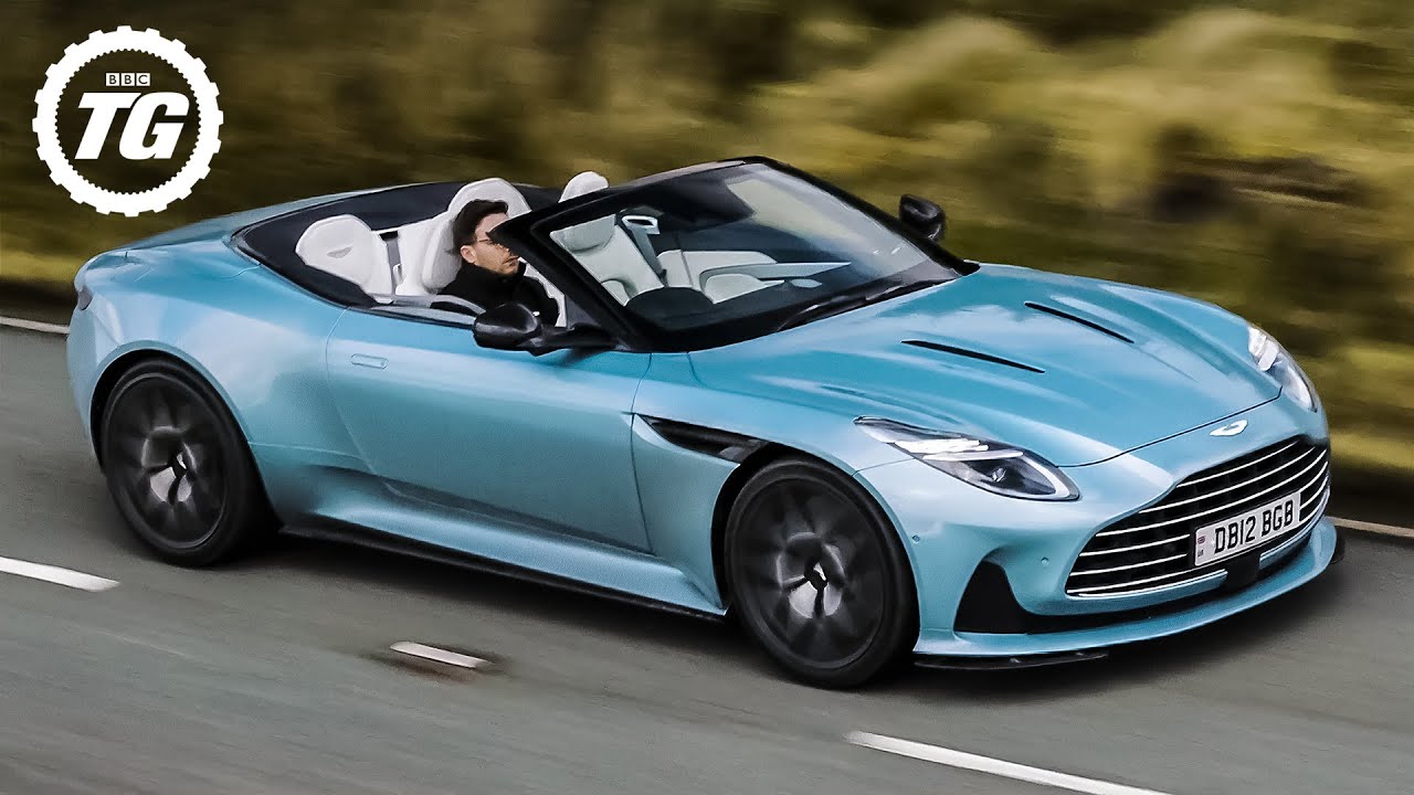 FIRST DRIVE: 671bhp Aston Martin DB12 Volante – World’s Most Beautiful New Car? - Top Gear