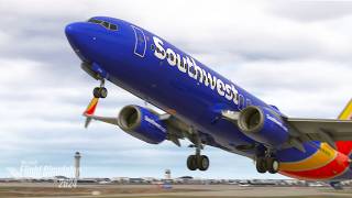 KDEN ➔ KSFO ➔ KLAX | Southwest PMDG 737-800 | BeyondATC/Navigraph Live Traffic & SU6 Beta 1.8.10.0