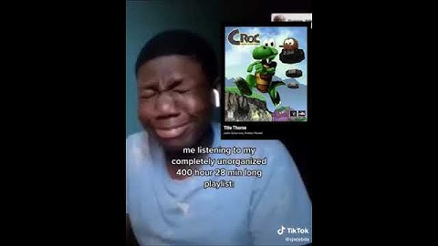 Me Listening To My Completely Unorganised Croc Legend Of The Gobbos Playlist