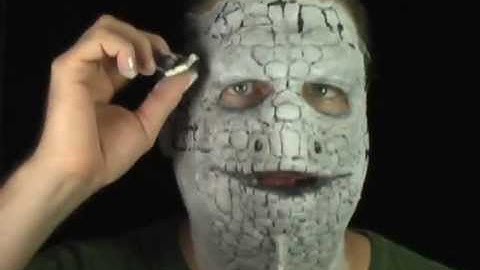 Foam Latex Prosthetic Mask Application Demonstration