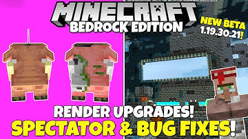 Mojang Is Upgrading Realms Render Distance & Spectator Mode In Minecraft Bedrock Beta 1.19.30.21