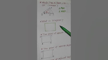 #Short#Shorts Video || What is Diagonal || Basic Geometrical Ideas || Class 6 to 10