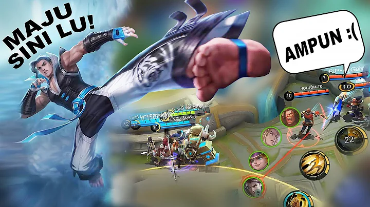 CHOU tukang TENDANG, MUSUH gk berani KELUAR BASE :v
