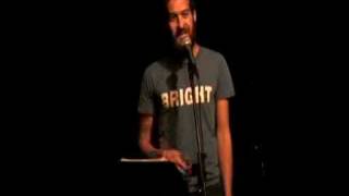Anis Mojgani performs at the Bowery Poetry Club 2008